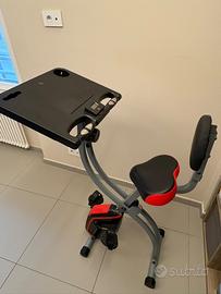 Ultrasport F-Bike – Cyclette Desk Bike Pieghevole