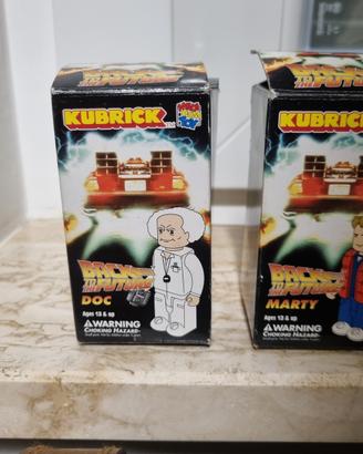 Back to the Future Kubrick Medicom Toy 2 pezzi
