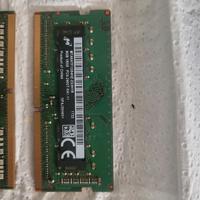 2 RAM Ddr4 4GB e 8GB sodimm