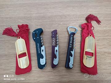 Set di 5 Cavatappi/apribottiglie 