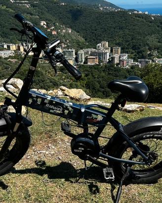 Bicicletta elettrica pieghevole