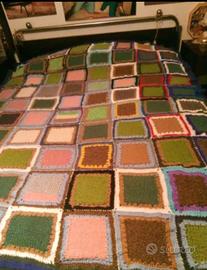 coperta fatta mana con lana pregiata 