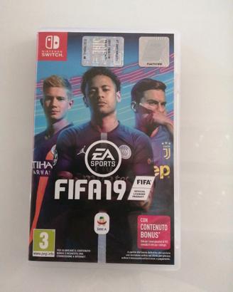 Videogioco Fifa19 per Nintendo Switch