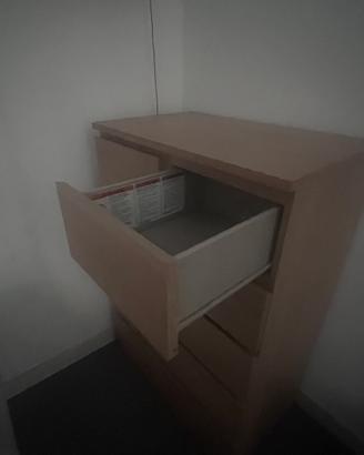 Cassettiera MALM 6 cassetti – Rovere sbiancato