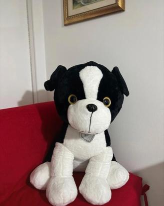 peluche gigante cane nero nuovo