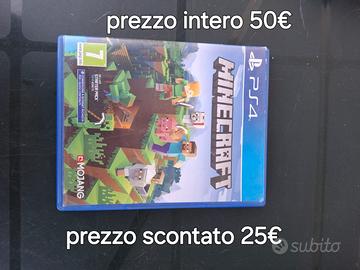 Gioco ps4 minecraft