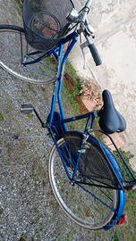 Bicicletta da donna blu