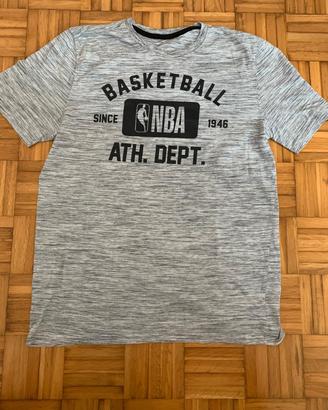 T-shirt Grigia NBA Basketball - Stile Vintage