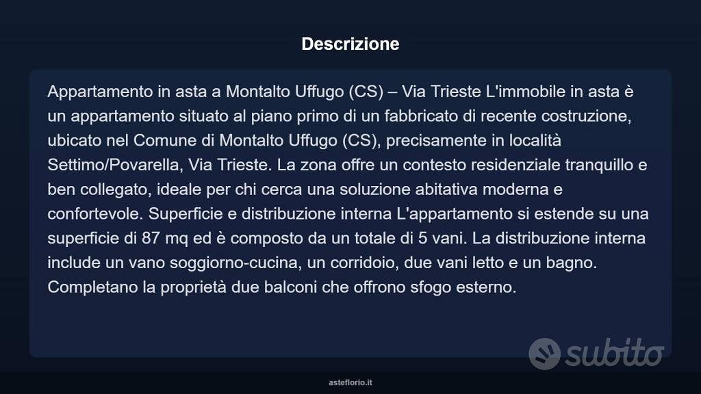 Appartamento – Montalto Uffugo, Settimo - Vista 4