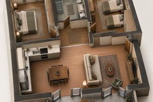 Appartamento 83Mq con balcone arredato completo