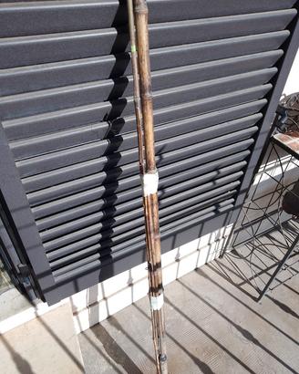 Canna da pesca in Bamboo artigianale