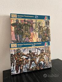 Lotto Italeri WWII Paratroopers Model Kit