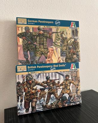 Lotto Italeri WWII Paratroopers Model Kit