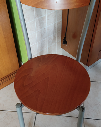 3 Sedie cucina ciliegio
