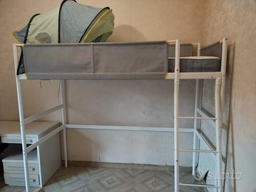 letto soppalco castello Ikea vitval