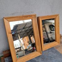 Cornici in legno massello  più specchio