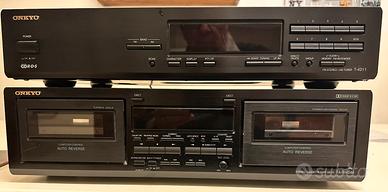 Onkyo sintonizzatore + stereo cassetta