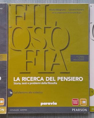 Abbagnano Fornero 1A + 1B + Quaderno Filosofia