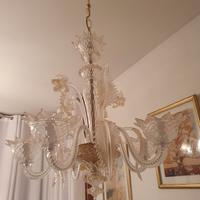 5 luci in vetro di Murano