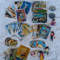 Dragon Ball figurine pogs lamincards morphing