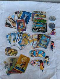 Dragon Ball figurine pogs lamincards morphing