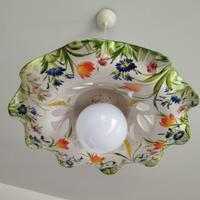 Lampadario in porcellana dipinto a mano