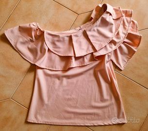 Maglia elegante monospalla taglia S