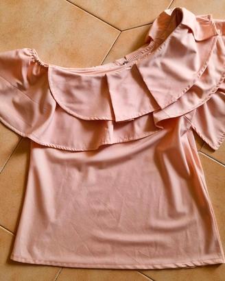 Maglia elegante monospalla taglia S