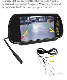 Display specchietto + Telecamera Retromarcia AHD