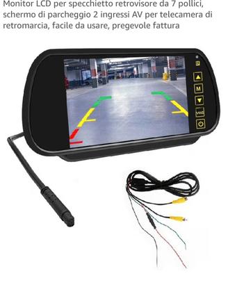 Display specchietto + Telecamera Retromarcia AHD