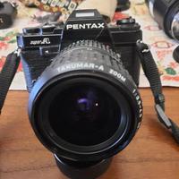 NIKON EM ed FE, PENTAX SUPER A+ OBIETTIVI E WINDER