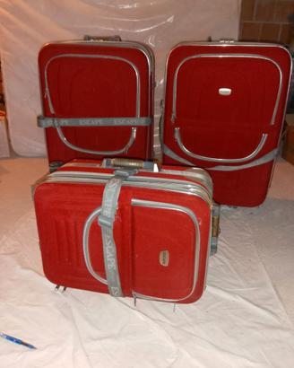 Set di 2 valigie e 1 trolley