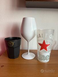 Bicchieri in plastica