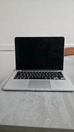 macBook pro retina 13,3, processore i5 2,6ghz, 8gb