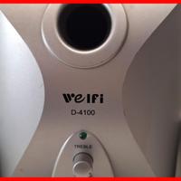 IMPIANTO DOLBY SURROUND CON SUBWOOFER E 4 CASSE -