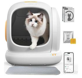 Lettiera per gatto autopulente