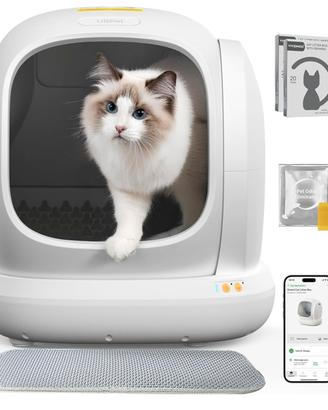 Lettiera per gatto autopulente