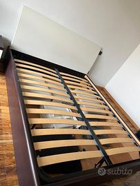 letto contenitore in legno