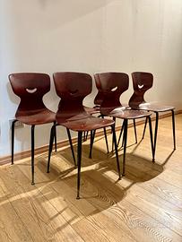 Sedia Pagholz modello "Smile", Germania Ovest 1955