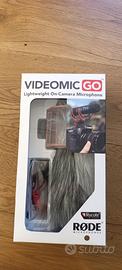 Microfono RØDE VideoMic GO + DeadCat GO Antivento