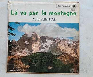 Lotto 10 dischi in vinile canti di montagna
