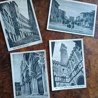 4 cartoline vintage non scritte