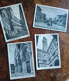 4 cartoline vintage non scritte