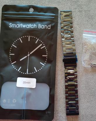 Cinturino 20mm in metallo per Orologio/Smartwatch 