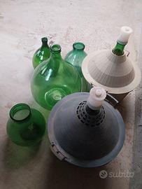 damigiane varie  misure 