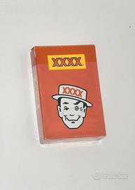 Mazzo di carte da gioco vintage con il personaggio