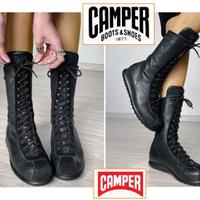 Camper Early 2000s Leather Wrestling Boots n.36