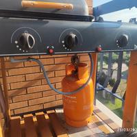 barbecue a gas