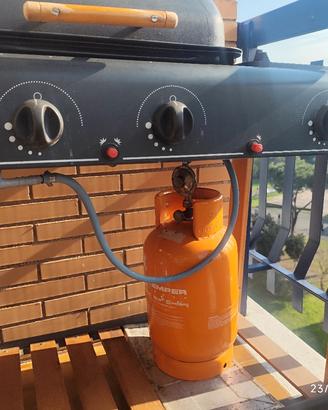barbecue a gas