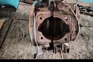 coppia carter motore ape50 tl2m 